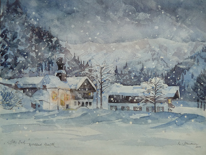 Copyright Klaus Altmann Aquarelle D-83700 Rottach-Egern - Dieses Bild ist urheberrechtlich geschtzt!