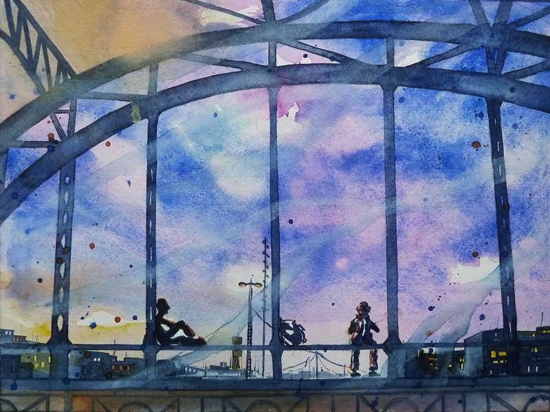 Copyright Klaus Altmann Aquarelle D-83700 Rottach-Egern - Dieses Bild ist urheberrechtlich gesch&uuml;tzt!